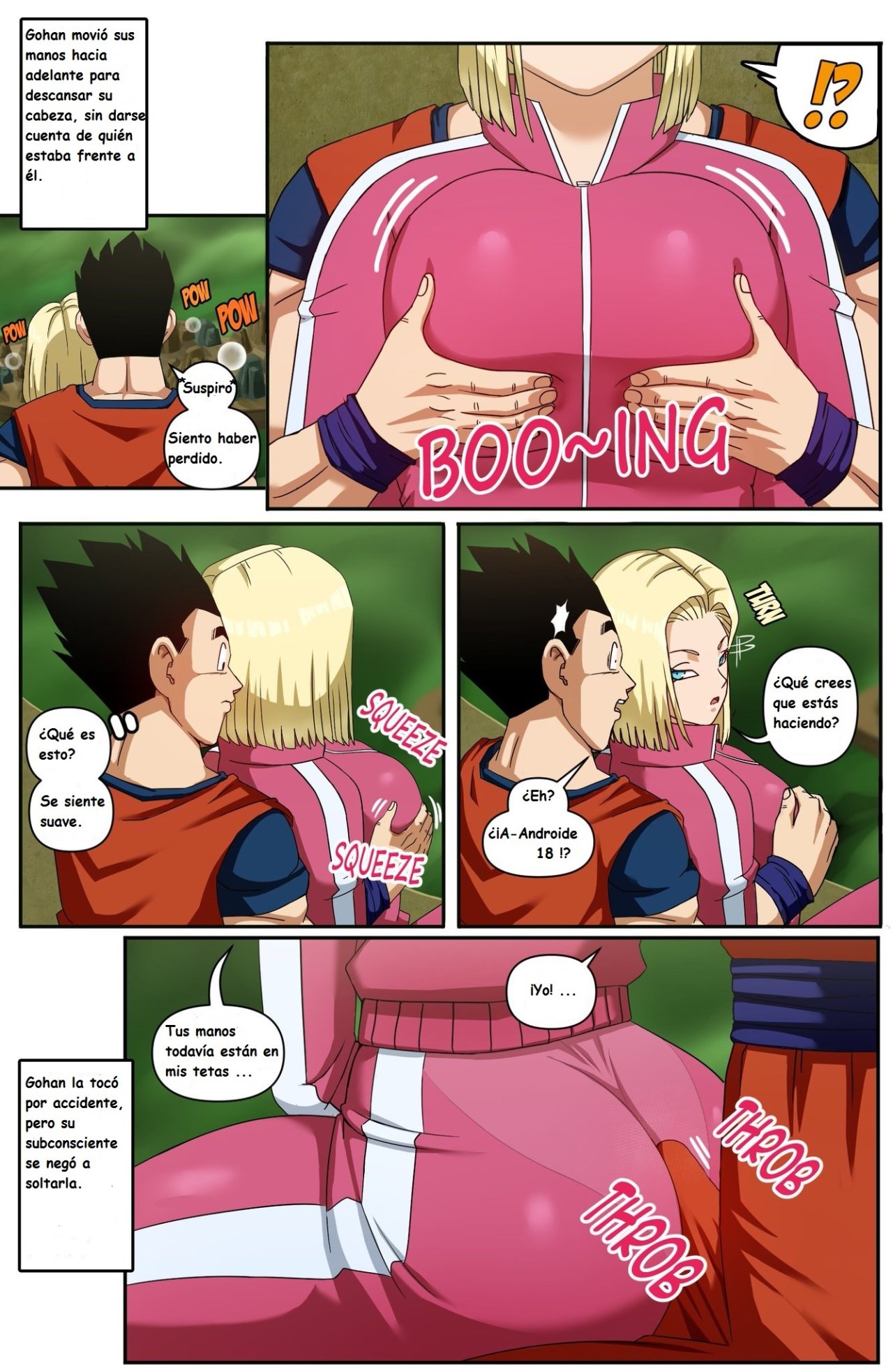 ANDROID 18 y GOHAN parte 2