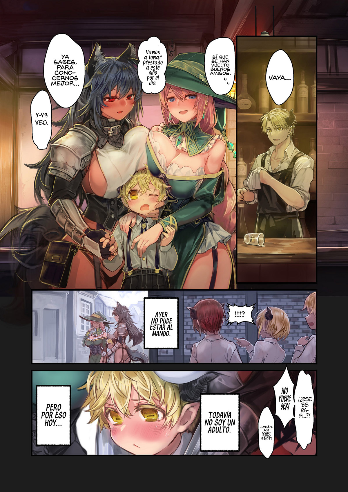 A story about an INCUBUS being Fondled by Two ONEE-SANS