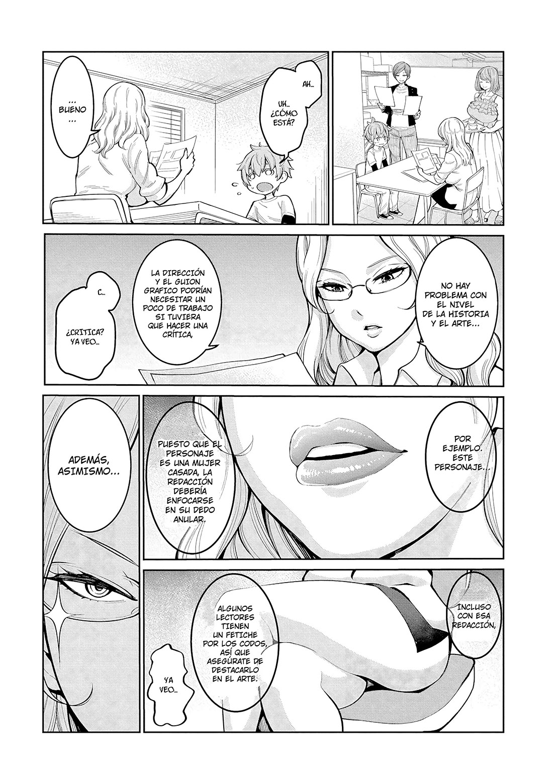 HITOZUMA HENSHUUSHA gui ero Manga Lesson