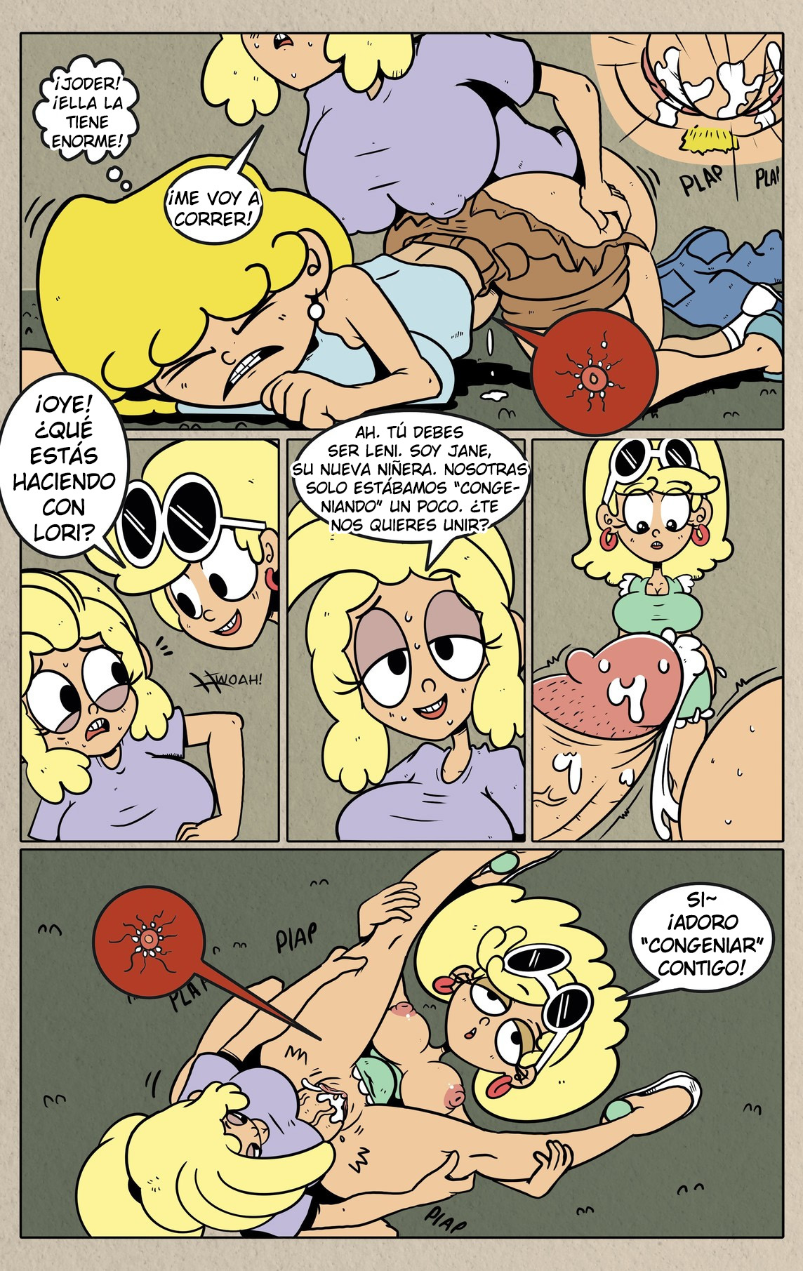 The loud house babysitter porn comics