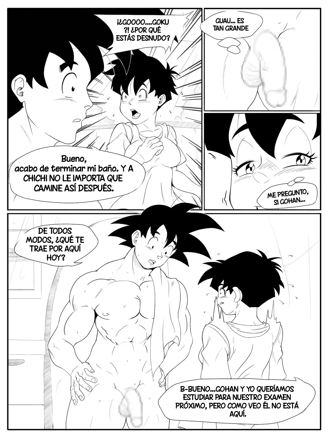 Imagenes de goku desnudo