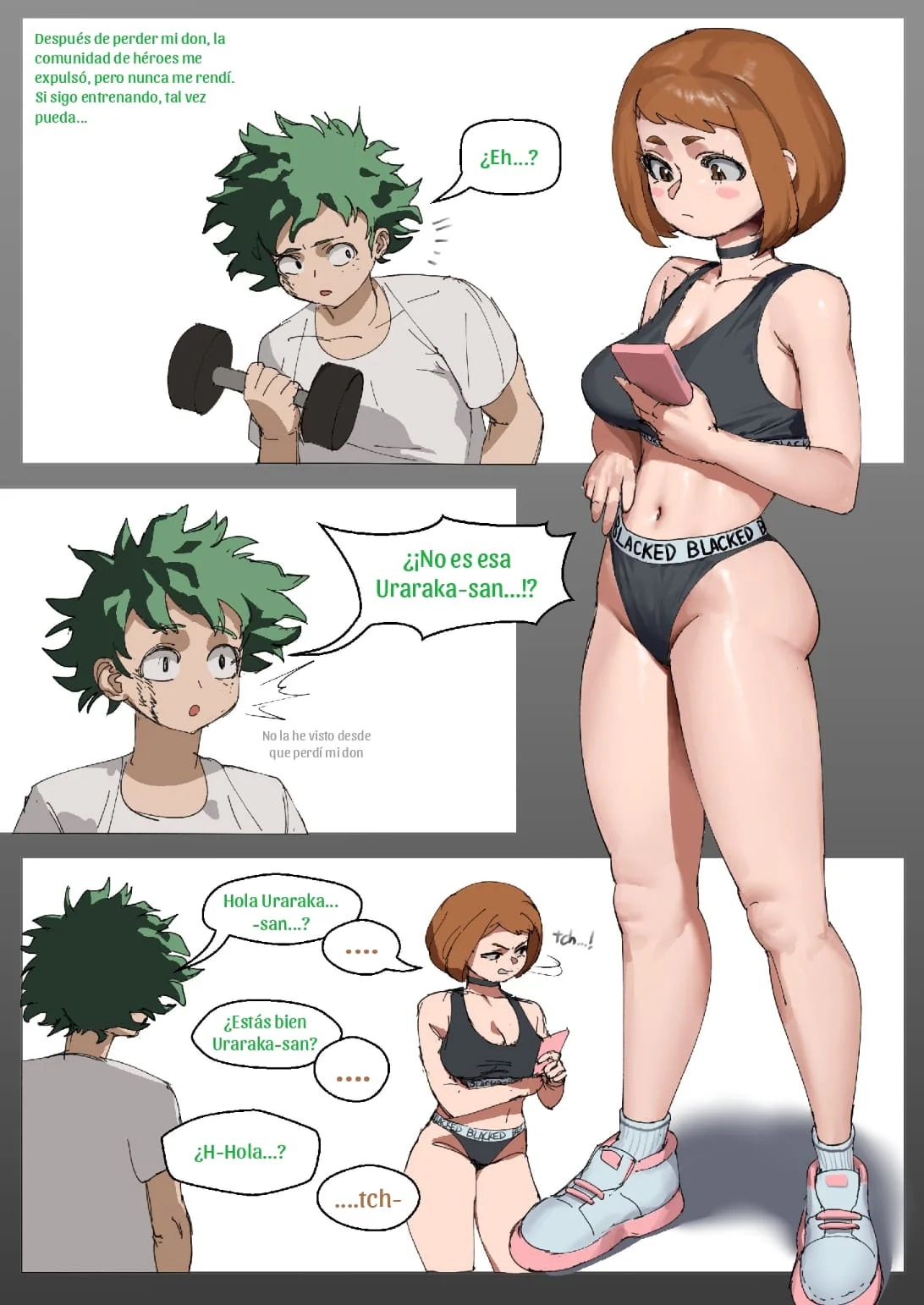 After DEKU lost his QUIRK