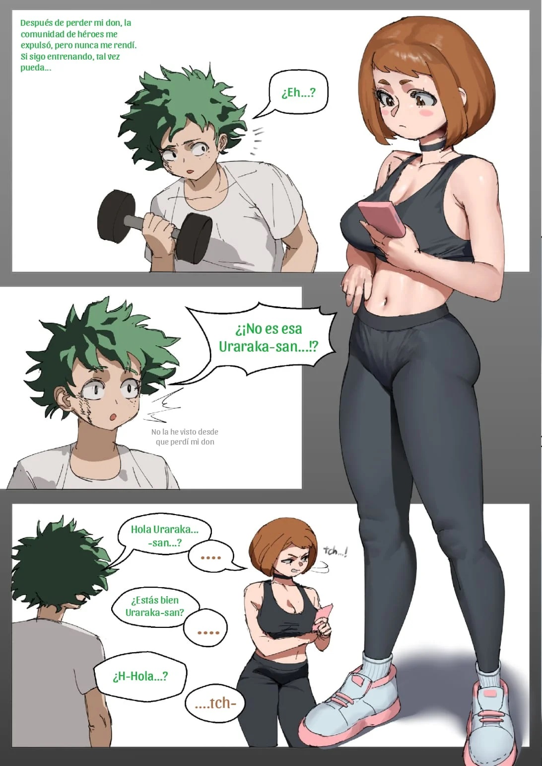 After DEKU lost his QUIRK