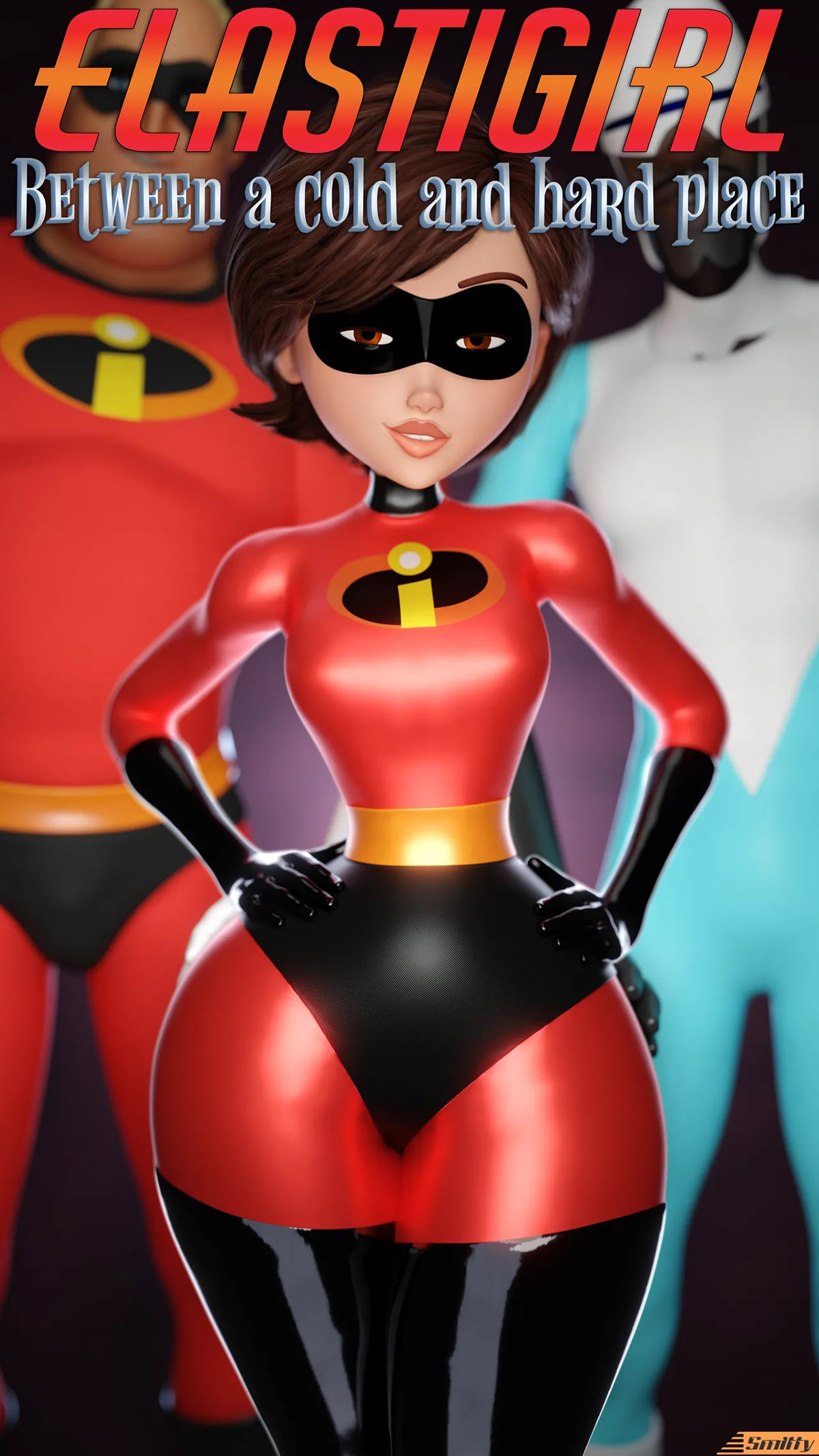 ELASTIGIRL entre una Fria y Dura Pared