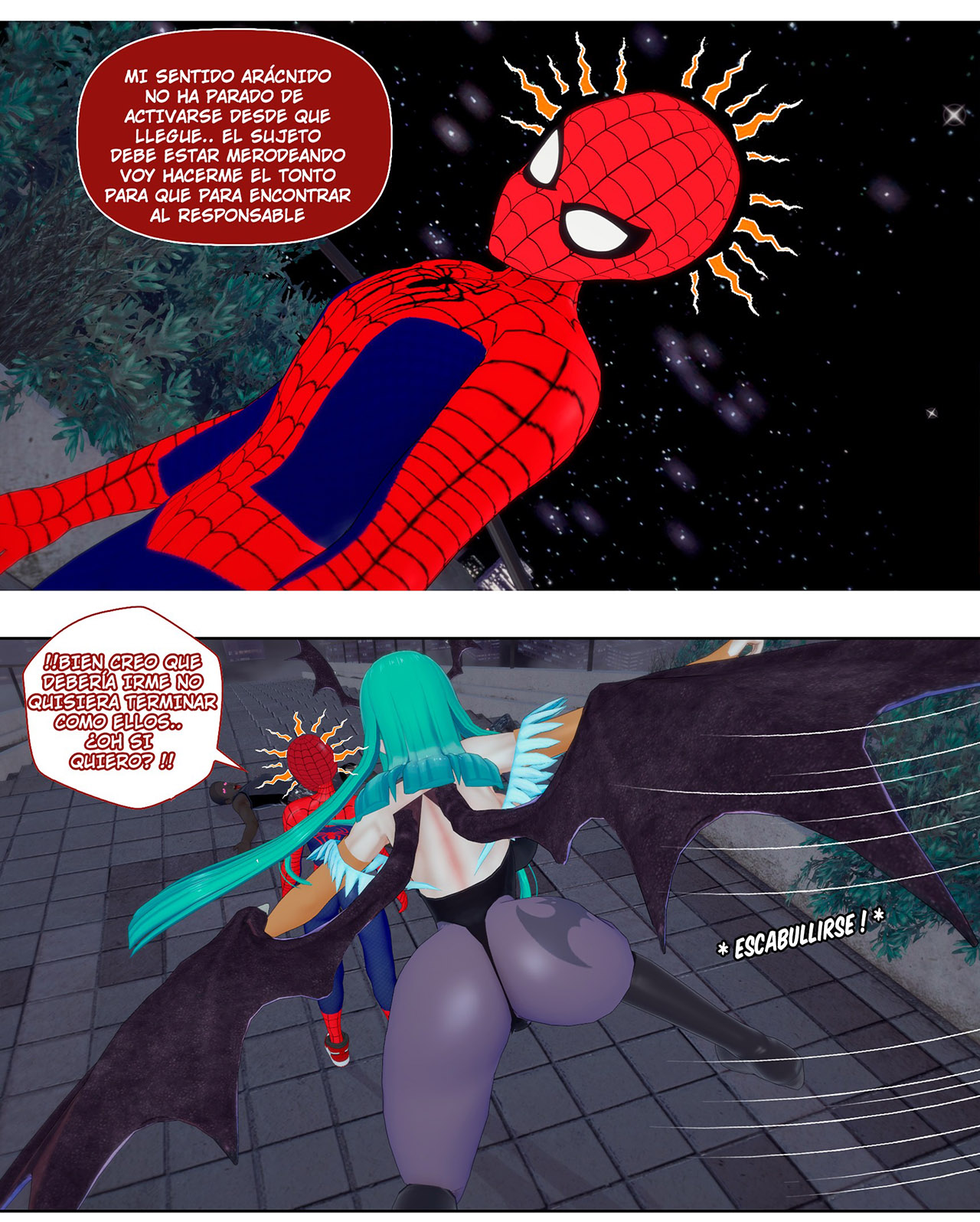 SPIDEY x MORRIGAN