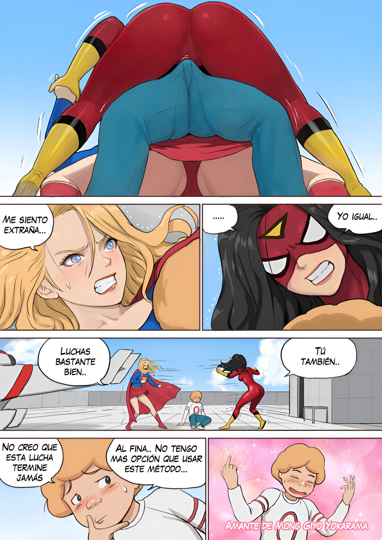 SUPERGIRL and SPIDERWOMAN