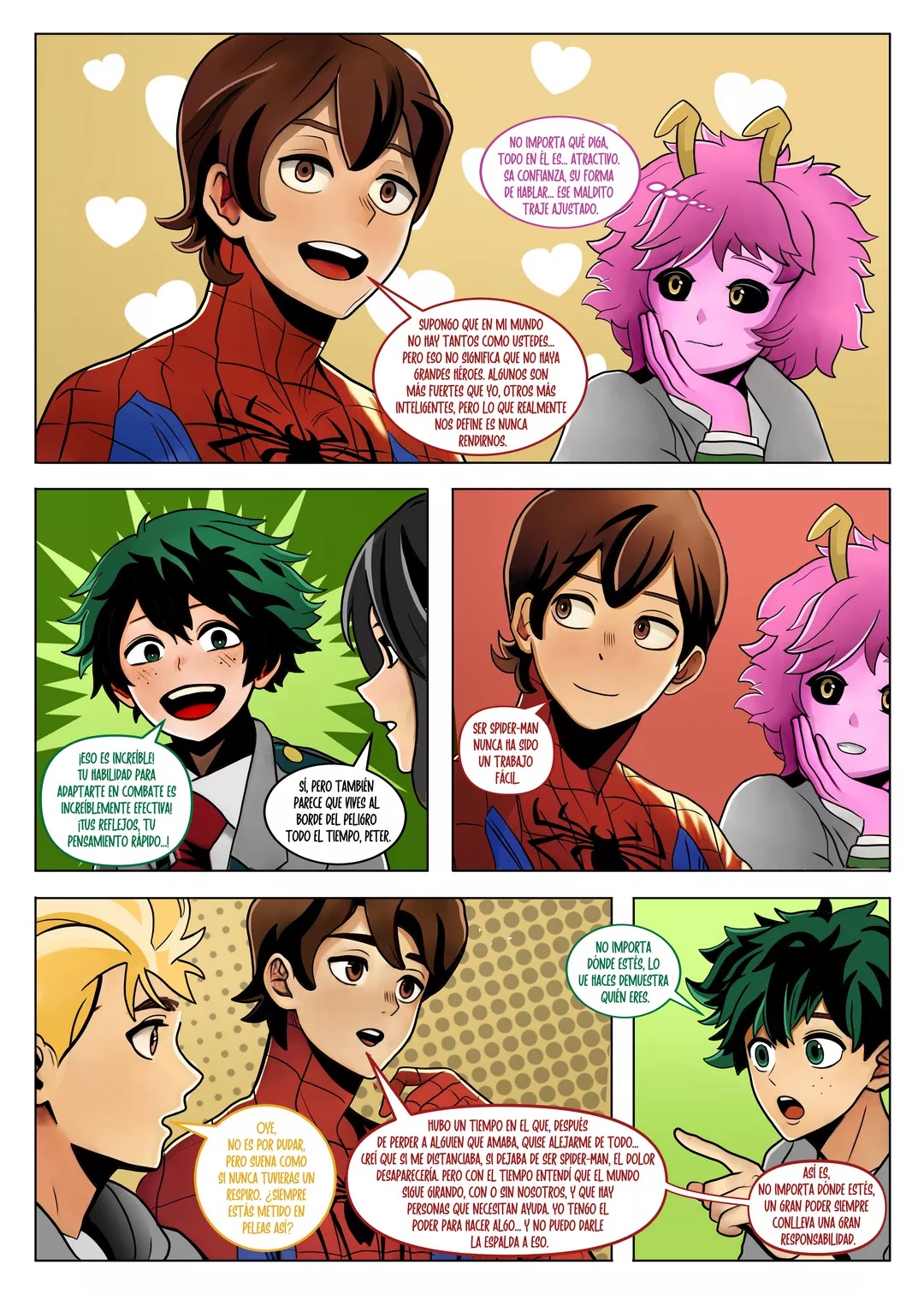 MINA ASHIDO x SPIDERMAN