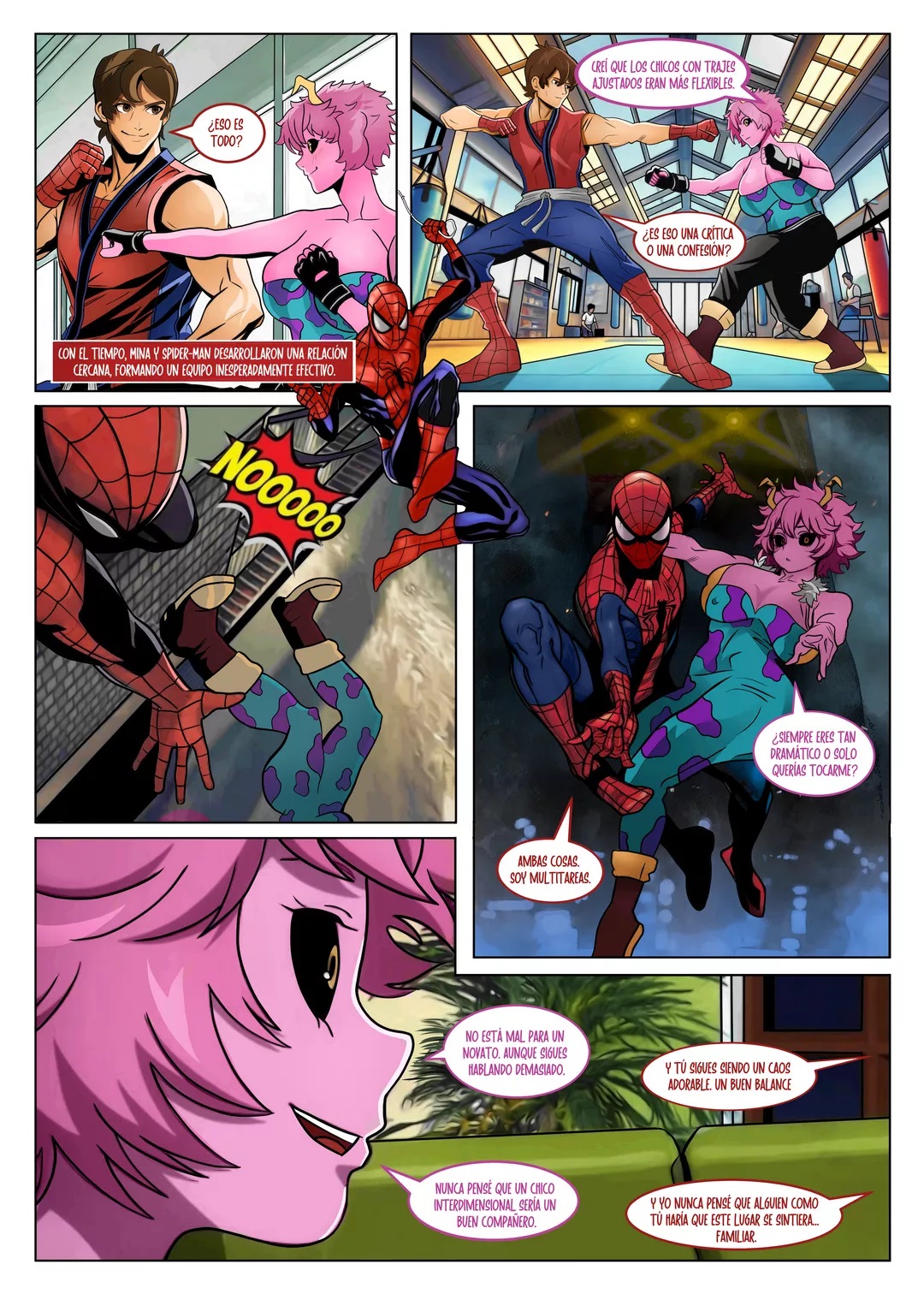 MINA ASHIDO x SPIDERMAN