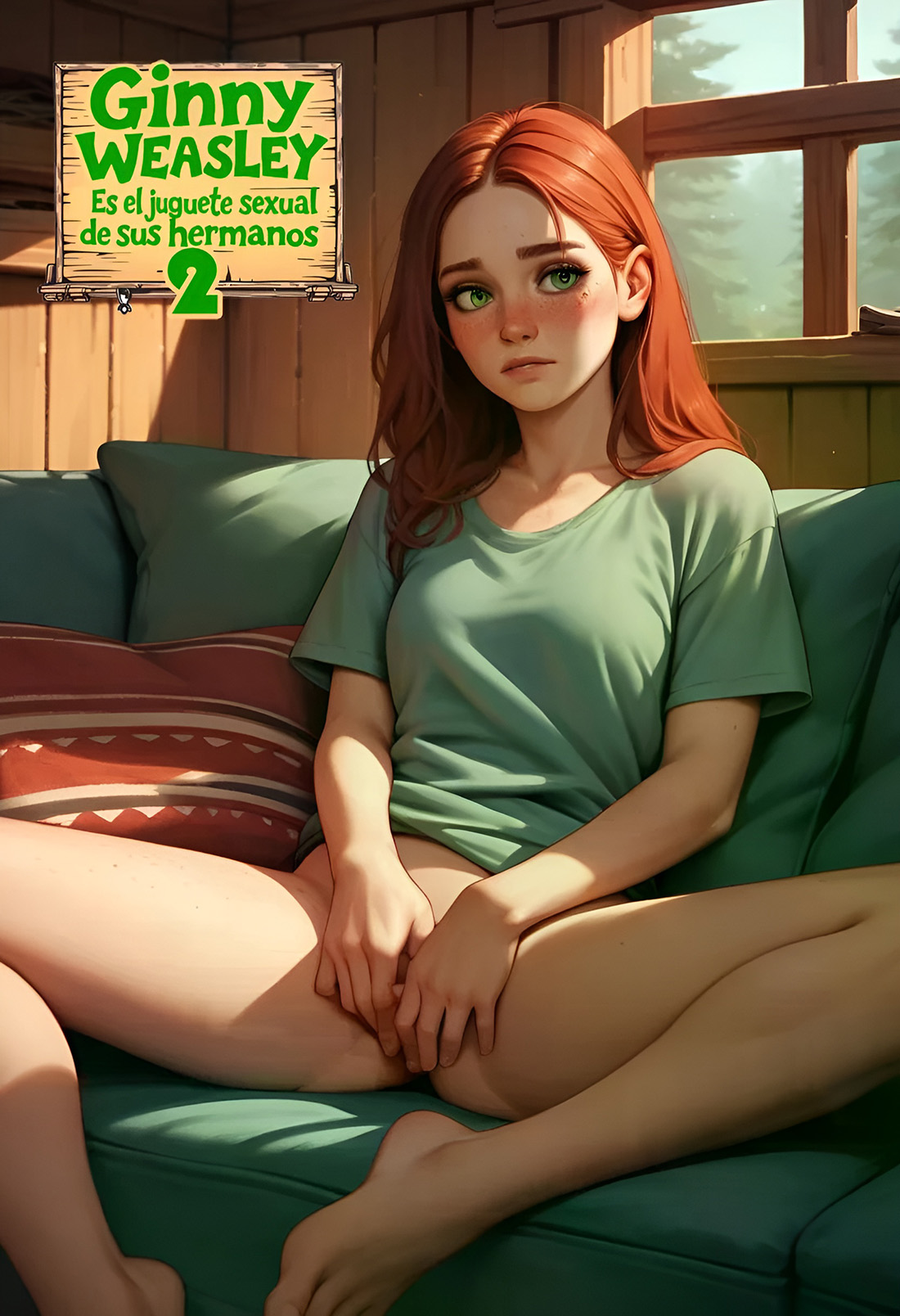 GINNY WEASLEY es el juguete SEXUAL de sus Hermanos parte 2