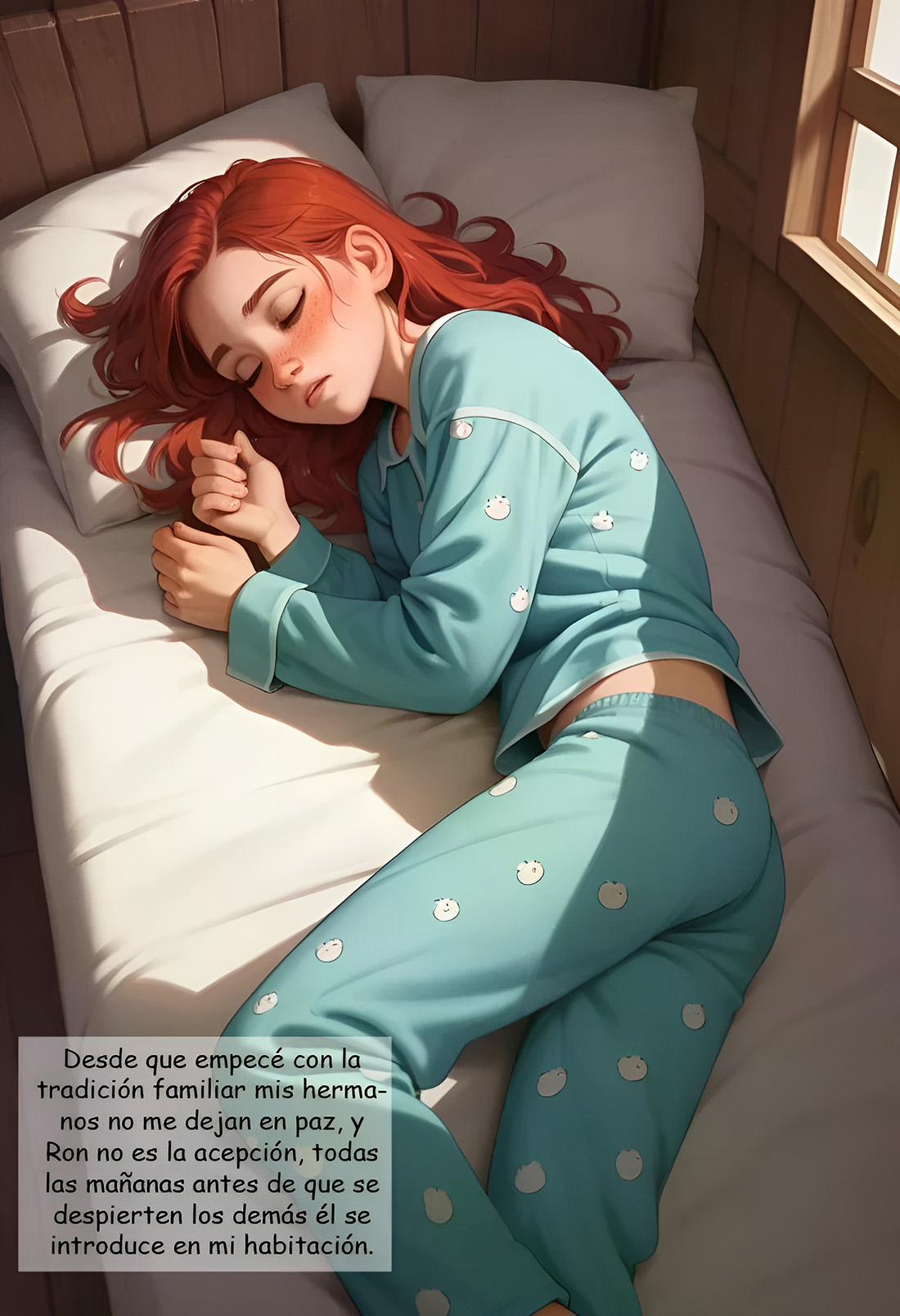 GINNY WEASLEY es el juguete SEXUAL de sus Hermanos parte 2