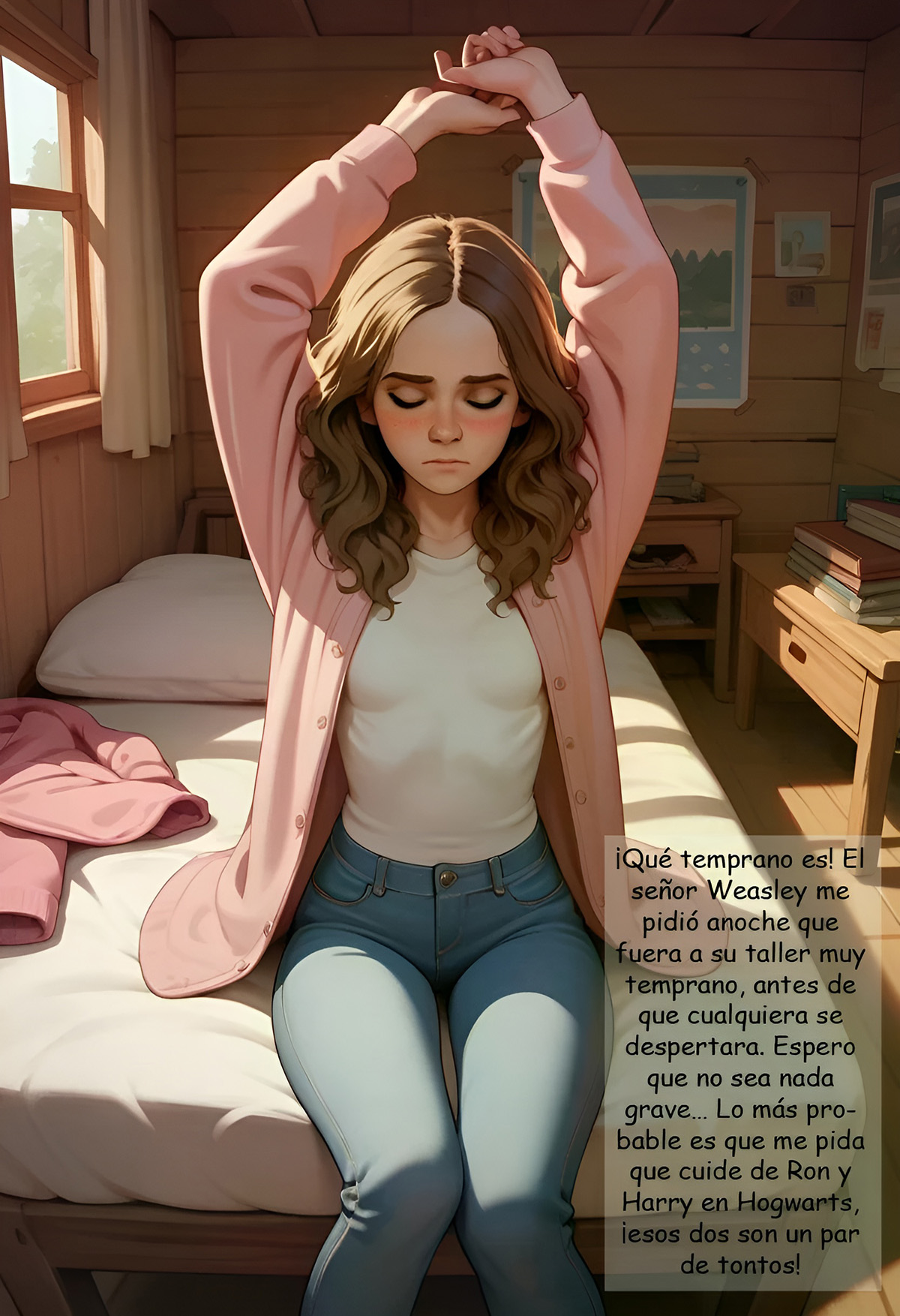 HERMIONE Granger y el Precio de Dormir en la MADRIGUERA parte 1
