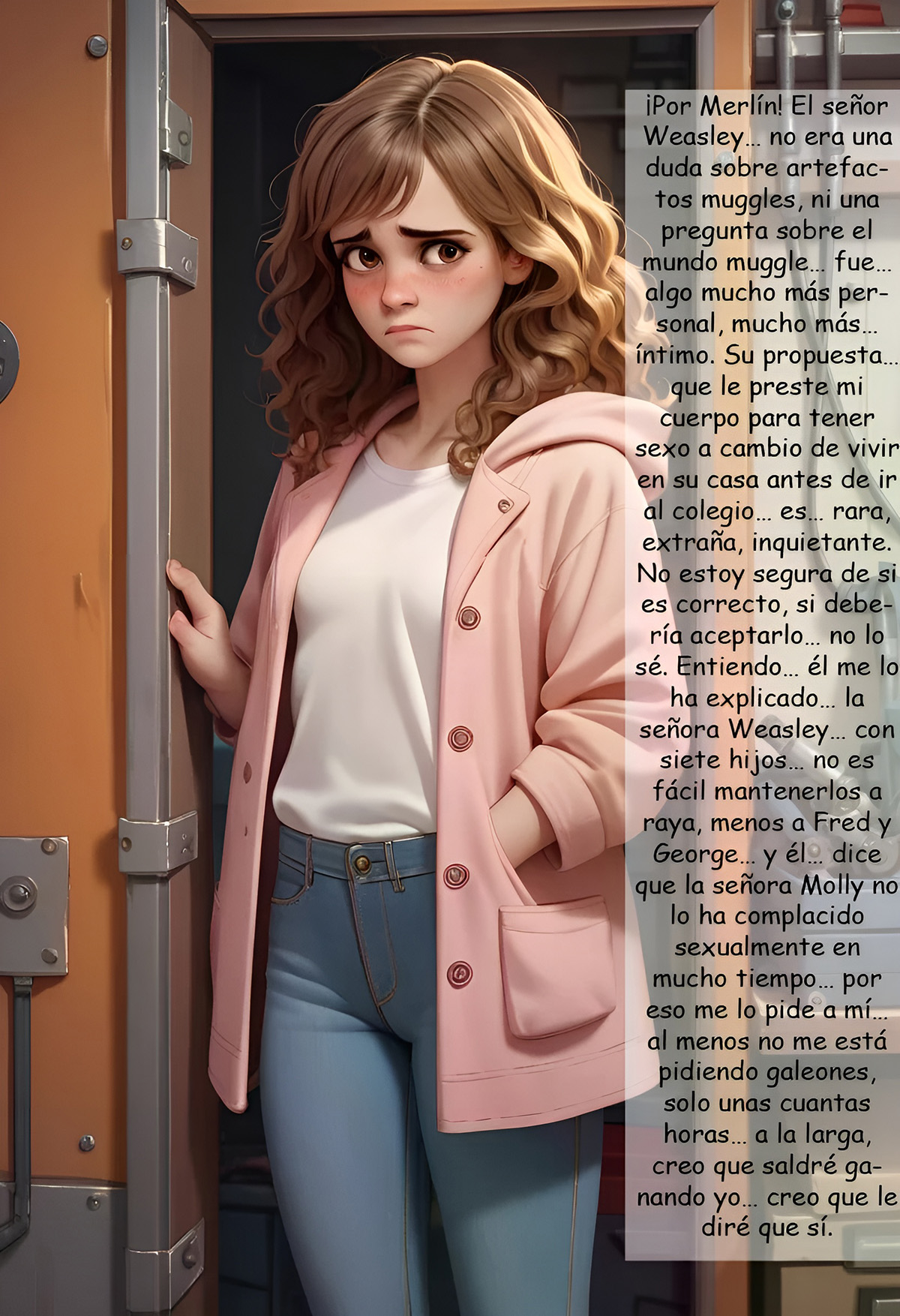 HERMIONE Granger y el Precio de Dormir en la MADRIGUERA parte 1
