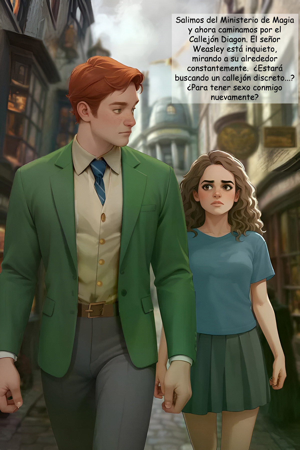 HERMIONE Granger y el Precio de Dormir en la MADRIGUERA parte 2