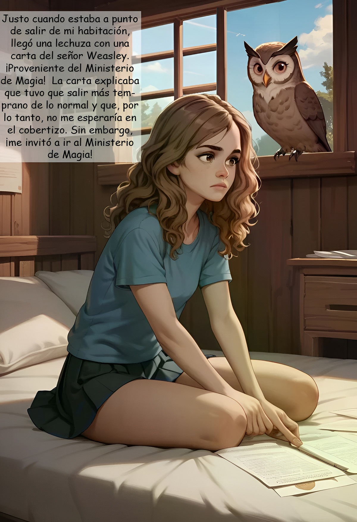 HERMIONE Granger y el Precio de Dormir en la MADRIGUERA parte 2
