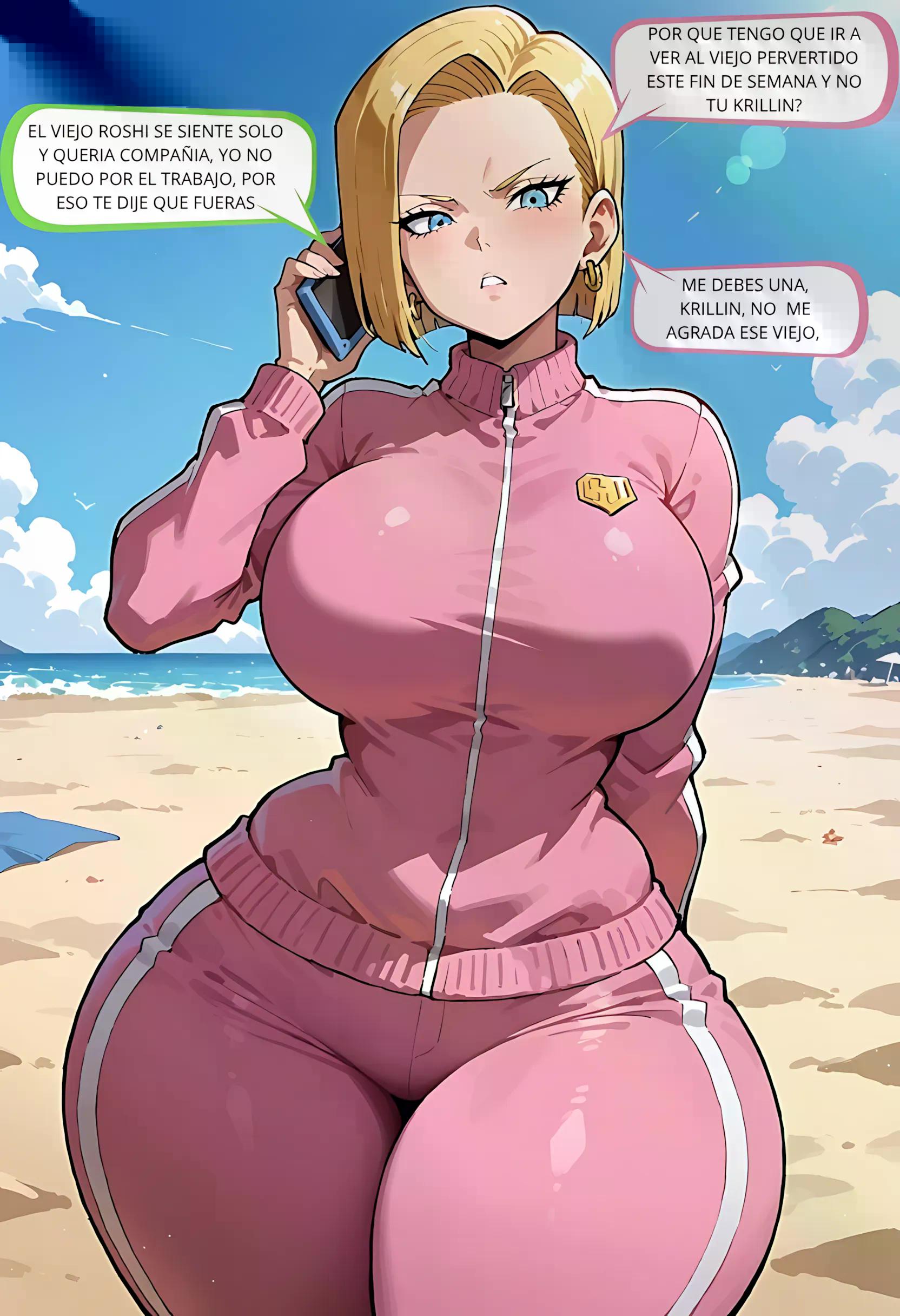 ANDROID 18 da una visita SORPRESA