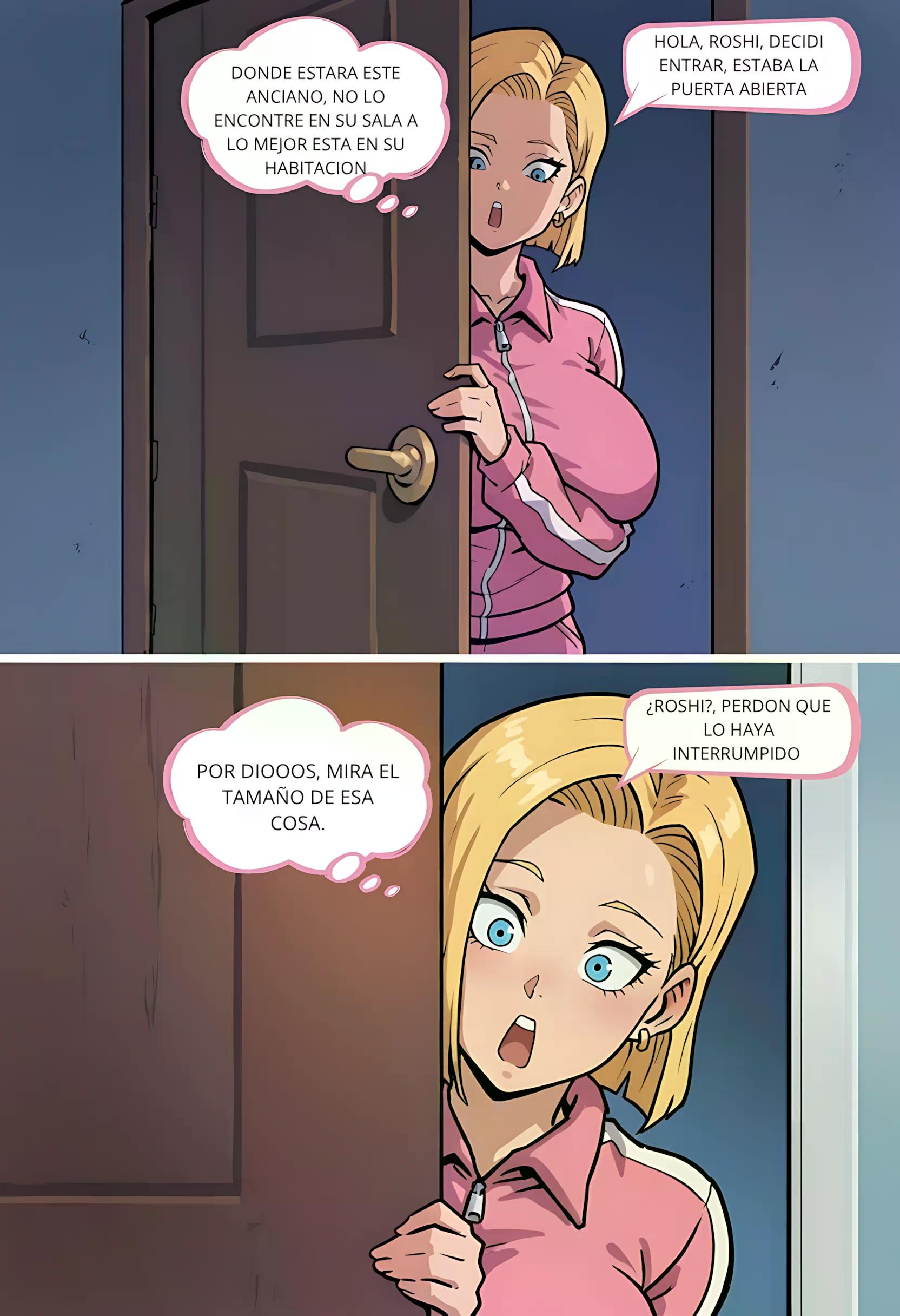 ANDROID 18 da una visita SORPRESA