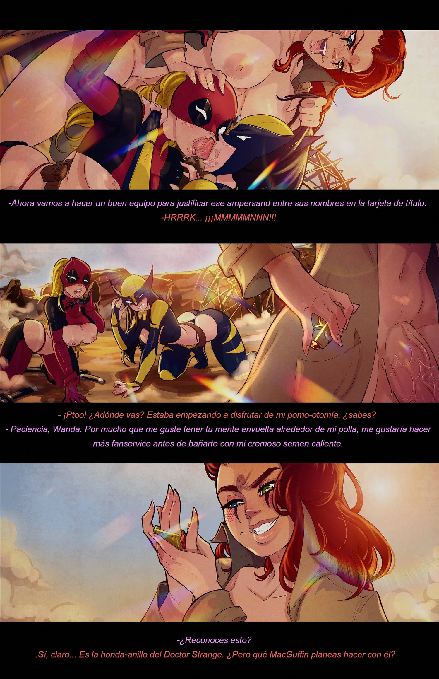 Lady DEADPOOL and WOLWERINE Lady