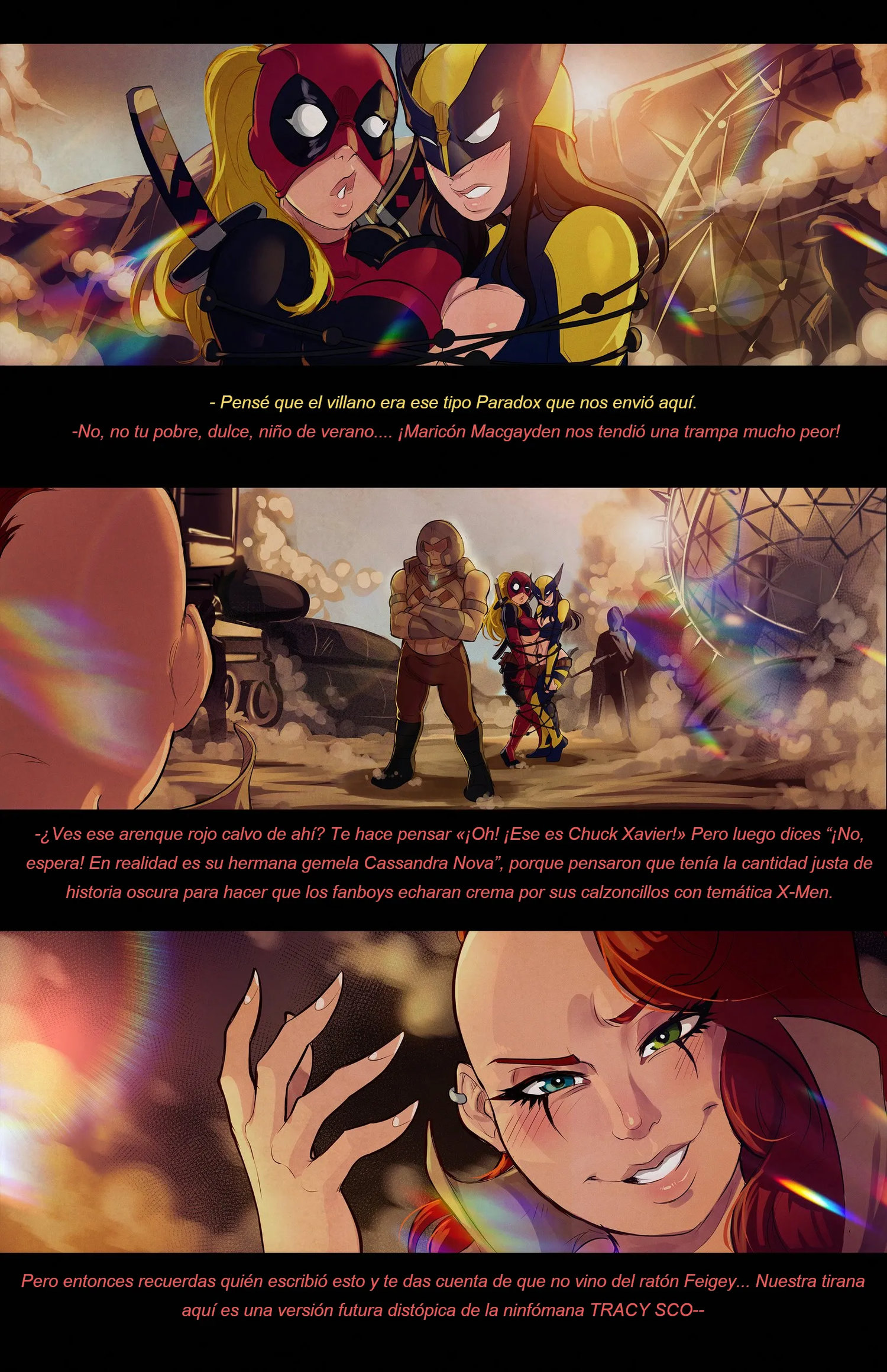 Lady DEADPOOL and WOLWERINE Lady