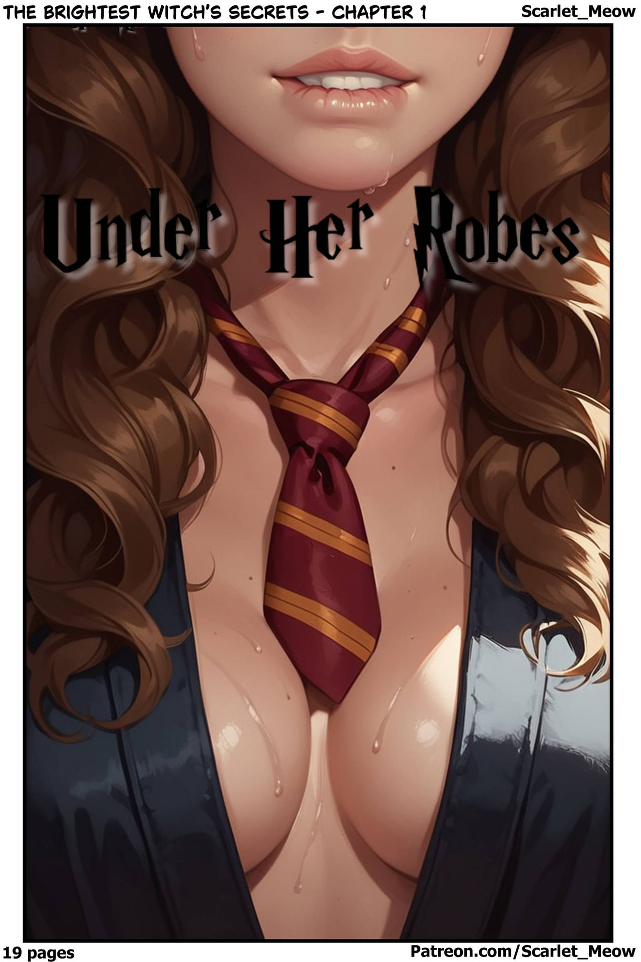 Under her ROBES