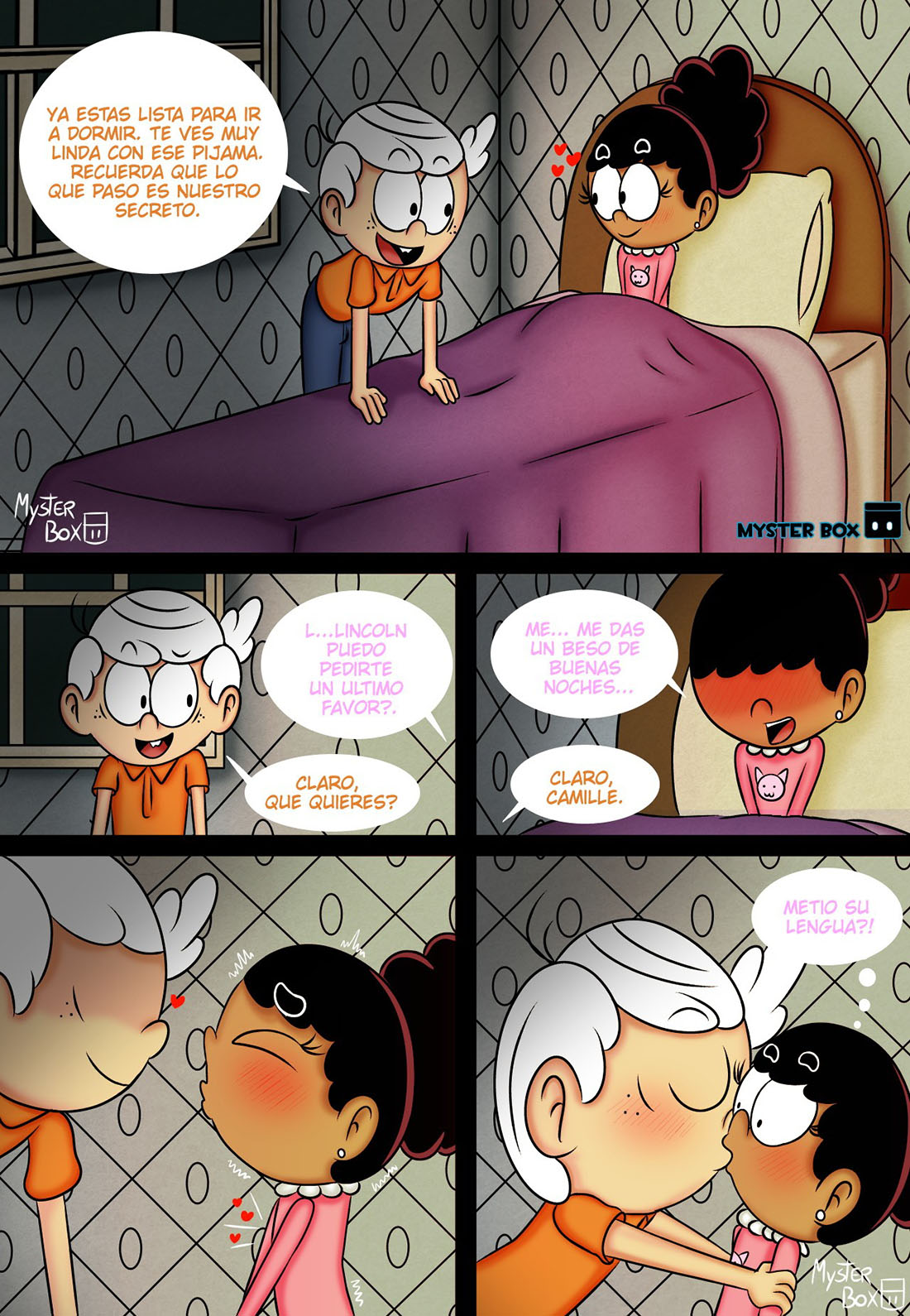 The loud house comic el es mi niñero