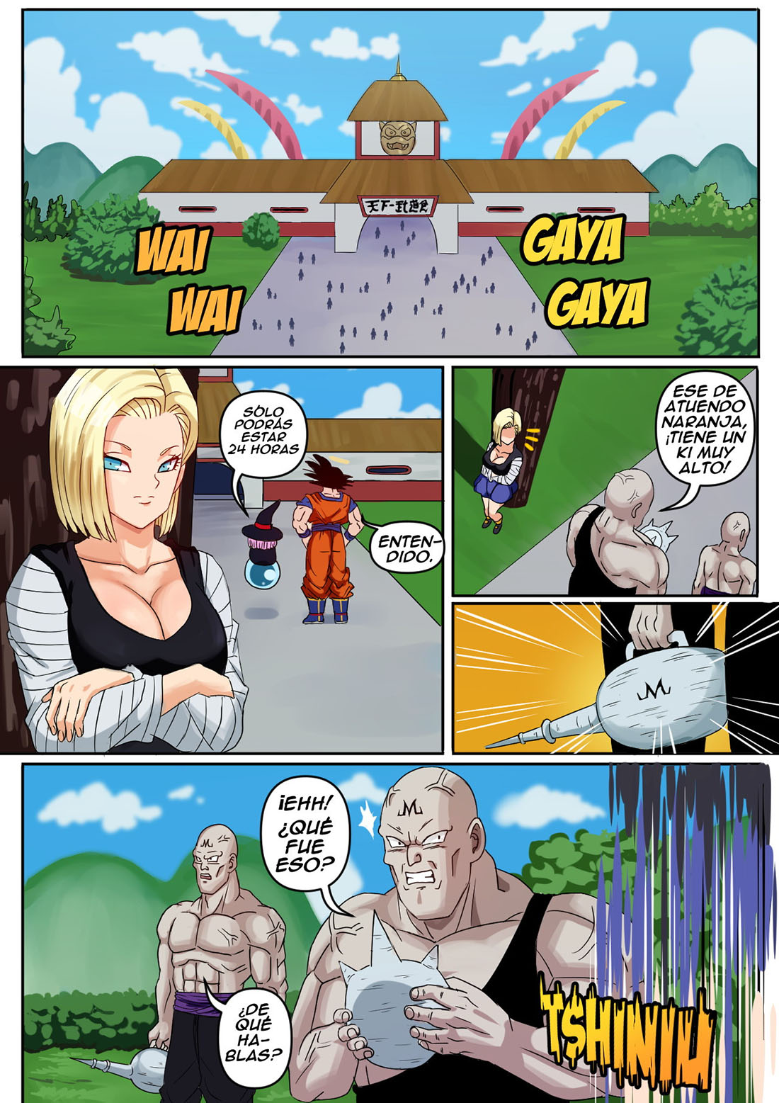 ANDROID 18 y GOHAN parte 1
