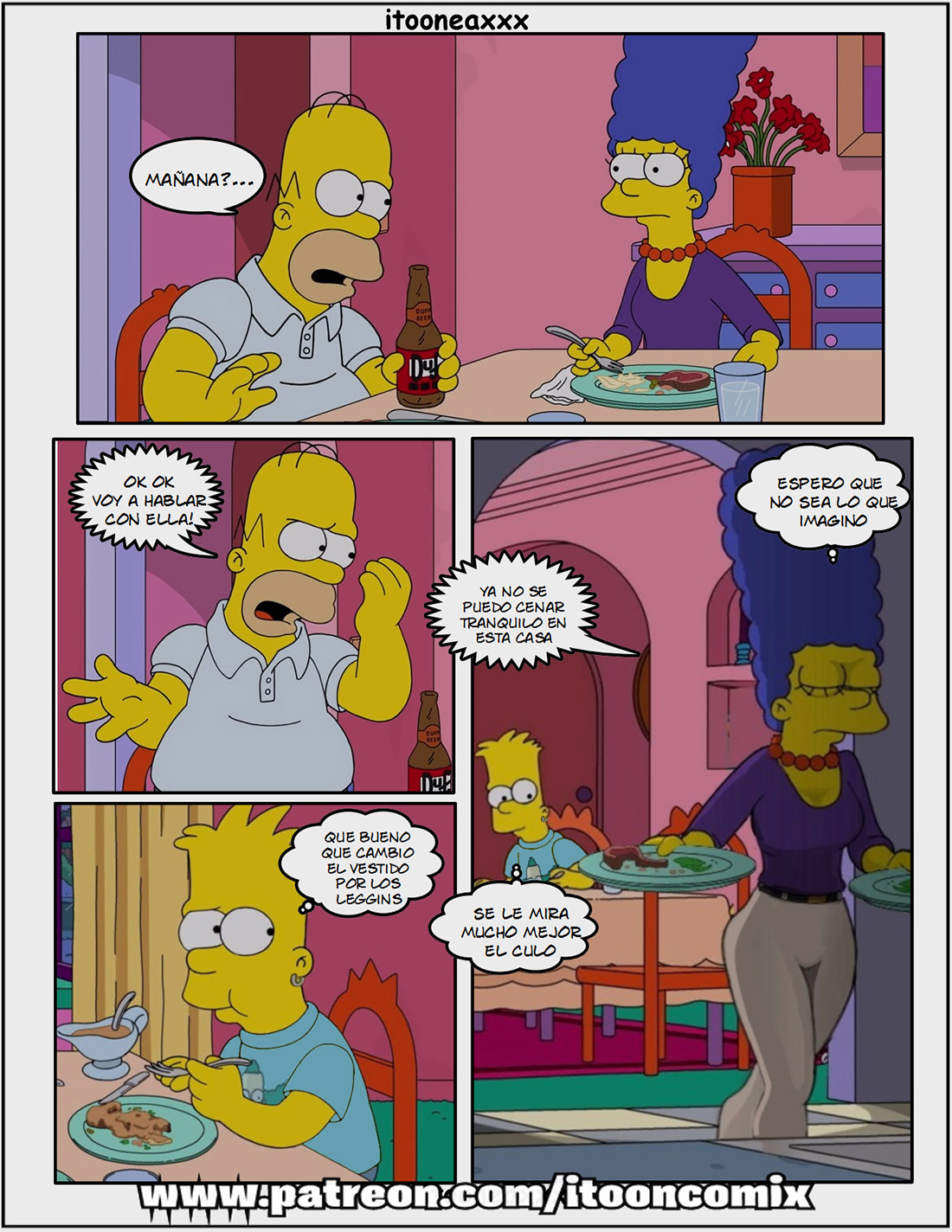 Bart marge and lisa porn comics vector