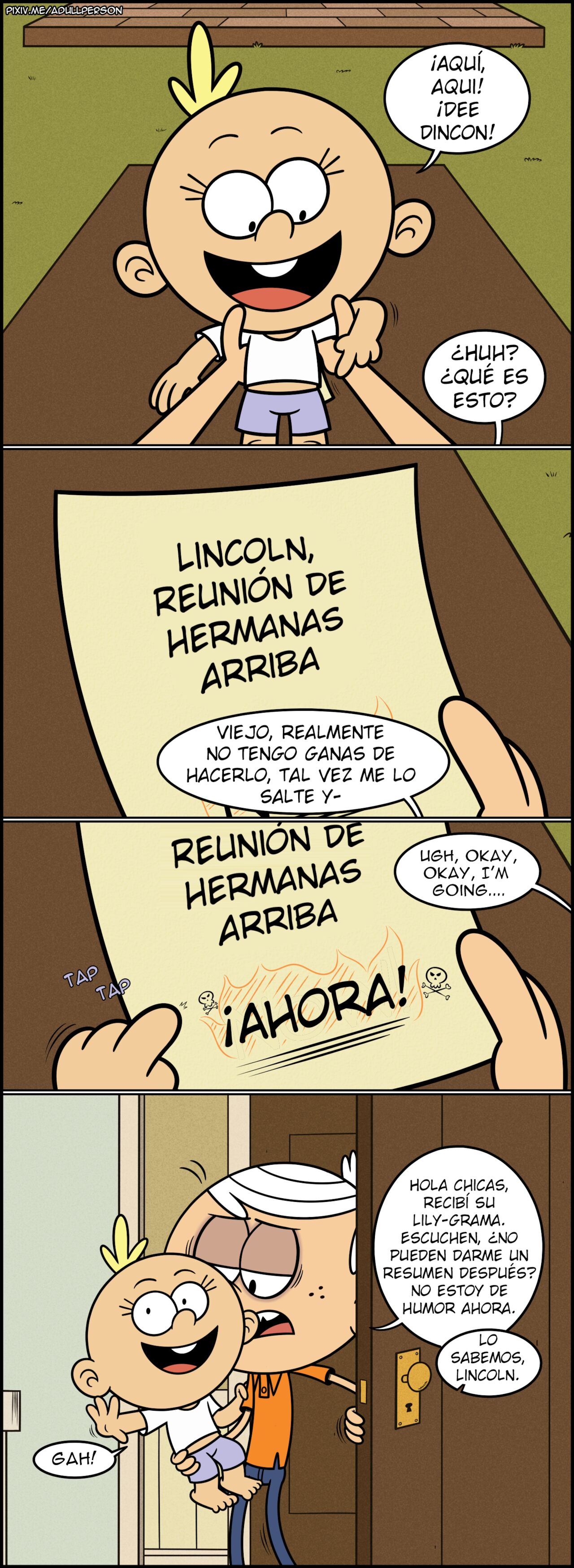 Comics porno de loud house leni se folla a lincoln